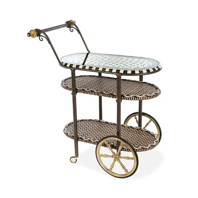 Mackenzie-childs Dotography Bar Cart In Multi
