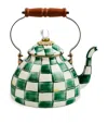 Mackenzie-childs Emerald Check 3-quart Tea Kettle