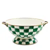 Mackenzie-childs Emerald Check Everything Bowl