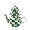 Mackenzie-childs Emerald Check High Tea