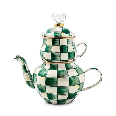 Mackenzie-childs Emerald Check High Tea
