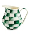 Mackenzie-childs Emerald Check Pitcher