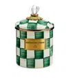 Mackenzie-childs Emerald Check Small Cannister