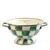 Mackenzie-childs Emerald Check Small Colander