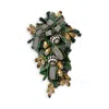 Mackenzie-childs Emerald Luxe Illuminated Swag Garland