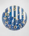 Mackenzie-childs English Garden Outdoor Wall Clock