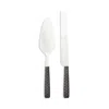 Mackenzie-childs Everyday Black 2-piece Cake Serving Set