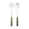 Mackenzie-childs Everyday Green 2-piece Salad Serving Set