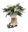 Mackenzie-childs Farmhouse Holiday Boot Arrangement