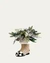 Mackenzie-childs Farmhouse Holiday Boot Arrangement