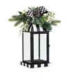 Mackenzie-childs Farmhouse Holiday Lantern Arrangement In Black