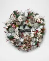 MACKENZIE-CHILDS FARMHOUSE STERLING HOLIDAY WREATH