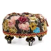 Mackenzie-childs Field Study Floral Tufted Footstool In Multi/floral