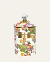 Mackenzie-childs Mackenzie Childs Flower Market Large Enamel Canister