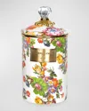 Mackenzie-childs Flower Market Canister, Large In Multi