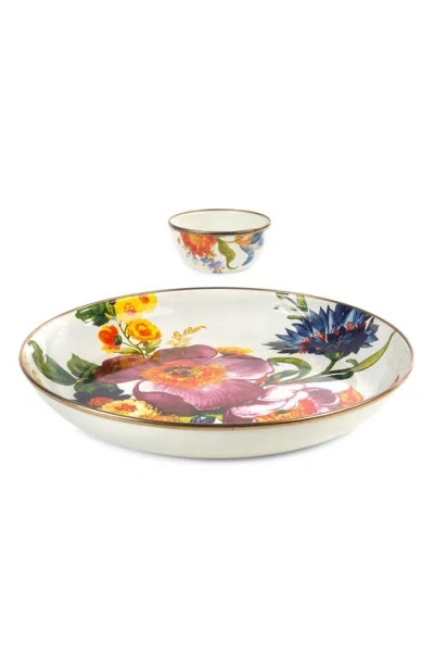 Mackenzie-childs Mackenzie Childs Flower Market Chip & Dip Set In Multi
