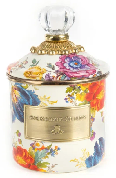 Mackenzie-childs Mackenzie Childs Flower Market Enameled Steel Demi Canister