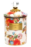 Mackenzie-childs Mackenzie Childs Flower Market Enameled Steel Medium Canister