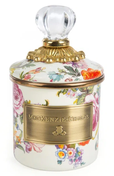 Mackenzie-childs Mackenzie Childs Flower Market Enameled Steel Mini Canister In Multi