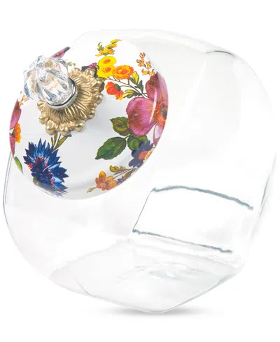 Mackenzie-childs Flower Market Glass Cookie Jar In No Color