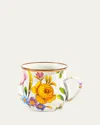Mackenzie-childs Flower Market Mug In White