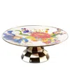Mackenzie-childs Mackenzie Childs Flower Market Pedestal Platter In Multi