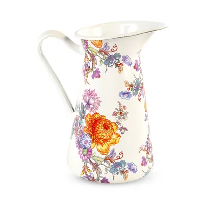 Mackenzie-childs Flower Market Practical Pitcher, Medium In Multi
