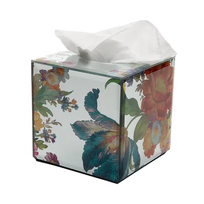 Mackenzie-childs Flower Market Reflections Boutique Tissue Box Cover In Multi