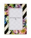 Mackenzie-childs Flower Market Silver Plated Frame, 4" X 6" In Multi