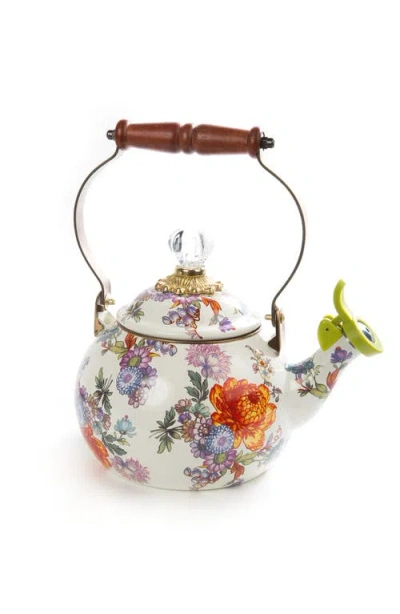 Mackenzie-childs Mackenzie Childs Flower Market Whistling Tea Kettle In Multi