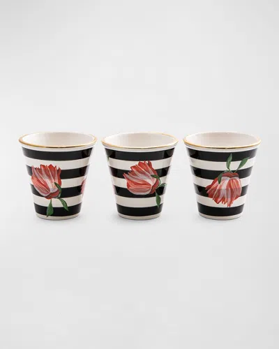 Mackenzie-childs Flower Show Pots, Set Of 3