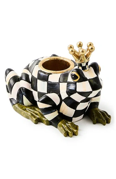 Mackenzie-childs Mackenzie Childs Frog Prince Candleholder In Multi