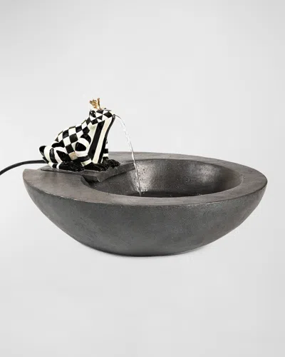 Mackenzie-childs Frog Tranquility Fountain In Multi