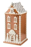 Mackenzie-childs Mackenzie Childs Gingerbread House Ceramic Cookie Jar In Multi