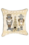 Mackenzie-childs Mackenzie Childs Glam Up Nutcracker Throw Pillow In Neutral