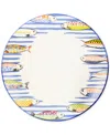 Mackenzie-childs Go Fish Dinner Plate