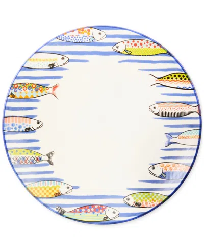 MACKENZIE-CHILDS GO FISH DINNER PLATE
