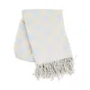 Mackenzie-childs Gray Malin Ski Holiday Check Throw - Exclusive In Blue