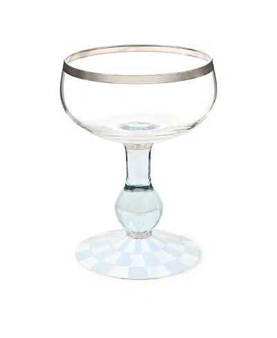 Mackenzie-childs Gray Malin Ski Holiday Coupe Glass, Set Of 2 - Exclusive In Transparent