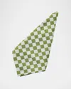 Mackenzie-childs Green Check Napkins, Set Of 4 In Green