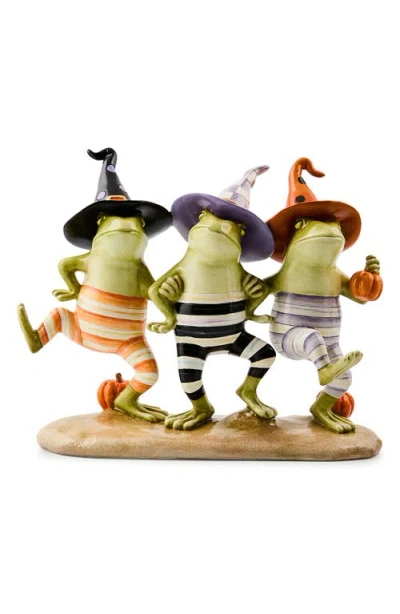 Mackenzie-childs Mackenzie Childs Halloween Fergal Trio Figurine In Green