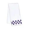 Mackenzie-childs Hand Towel With Check Border In Multi