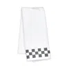 Mackenzie-childs Hand Towel With Check Border In White