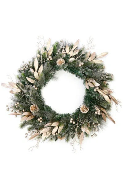 Mackenzie-childs Mackenzie Childs Holiday Glam Urn Wreath In Green
