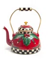Mackenzie-childs Holiday Kettle Ornament In Multi