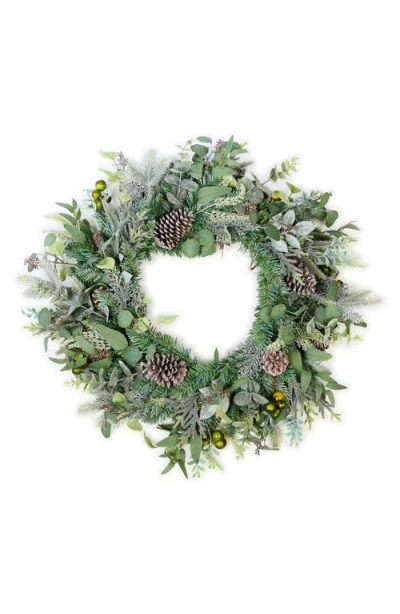 Mackenzie-childs Mackenzie Childs Holiday Spruce Urn Wreath In Green