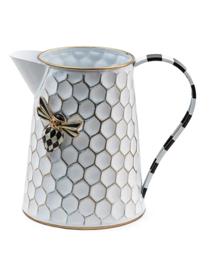 Mackenzie-childs Honeycomb Tin Watering Can In Multi