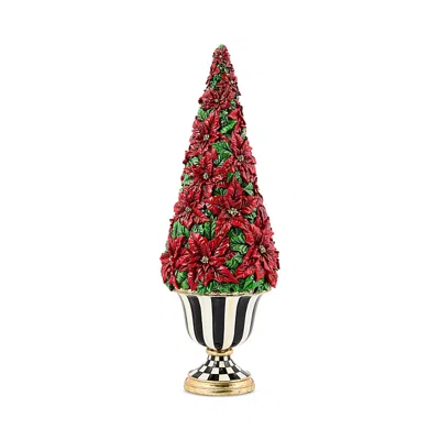 MACKENZIE-CHILDS MACKENZIE-CHILDS ILLUMINATED POINSETTIA TABLETOP TREE