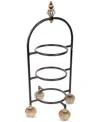 Mackenzie-childs Iron & Brass Plate Stand In No Color