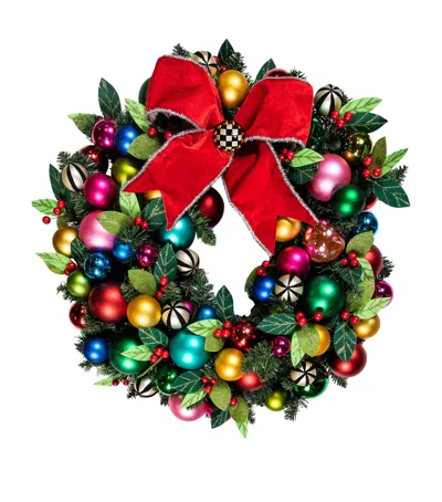 Mackenzie-childs Jubilee Christmas Wreath In Multi